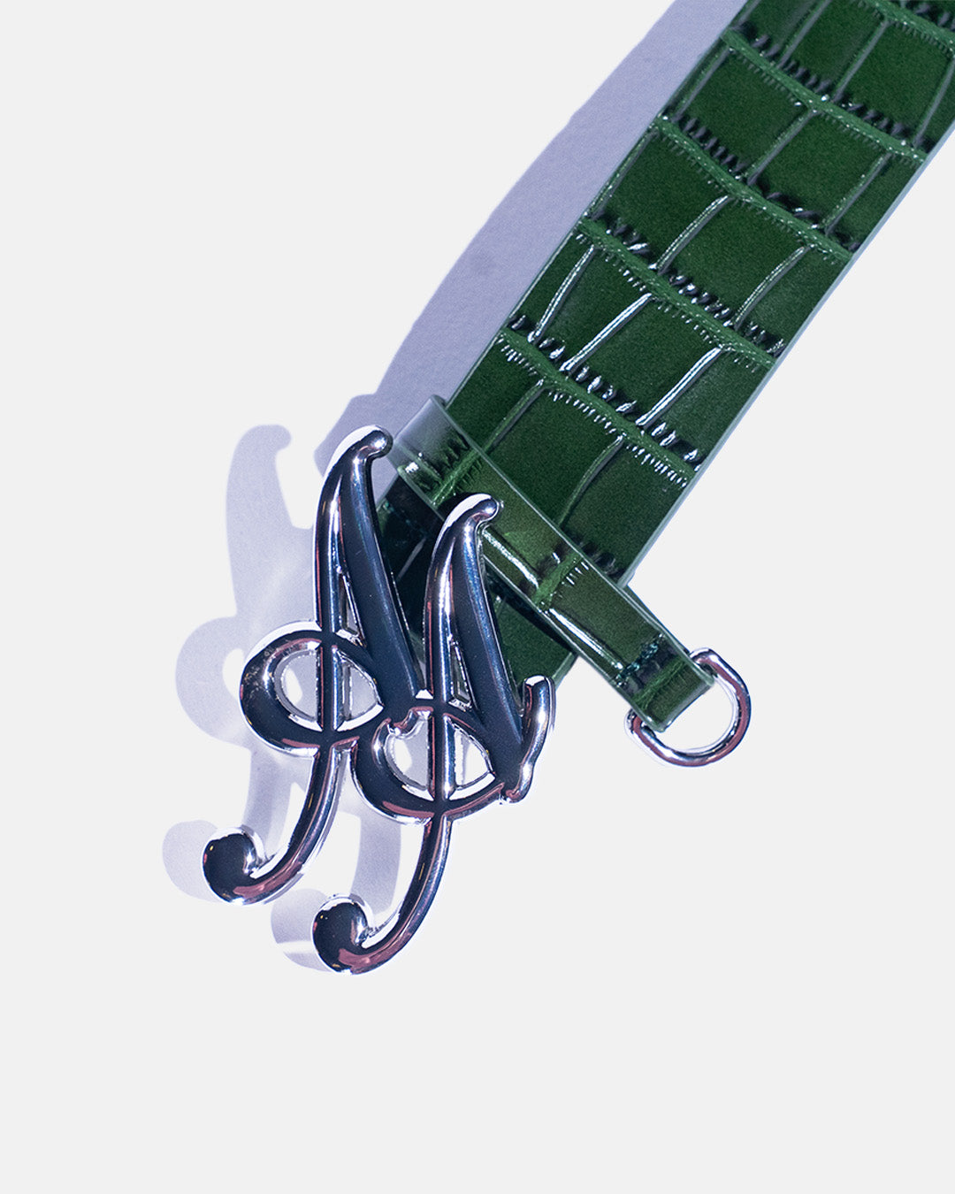 Caiman (Genuine Green Crocodile Leather)